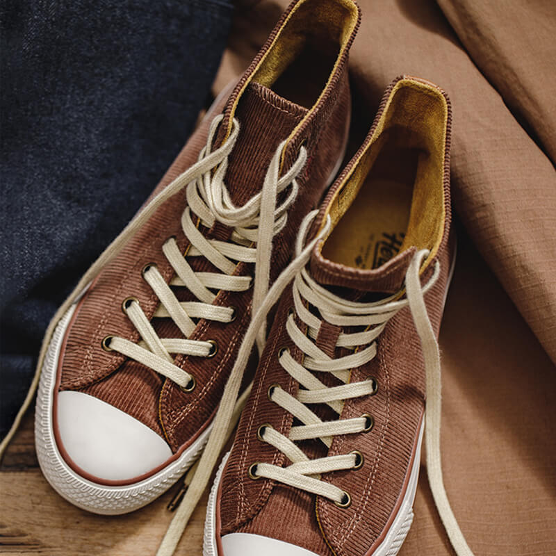 Classic High-top Retro Canvas Trainers