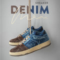 Denim breathable skateboard Sneaker